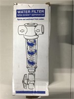 Water Filter Spindown Separator