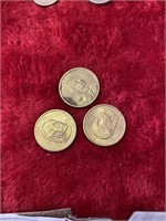 One dollar u.s. coins