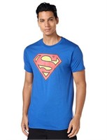 DC Comics Superman Classic Logo Men's T-Shirt,