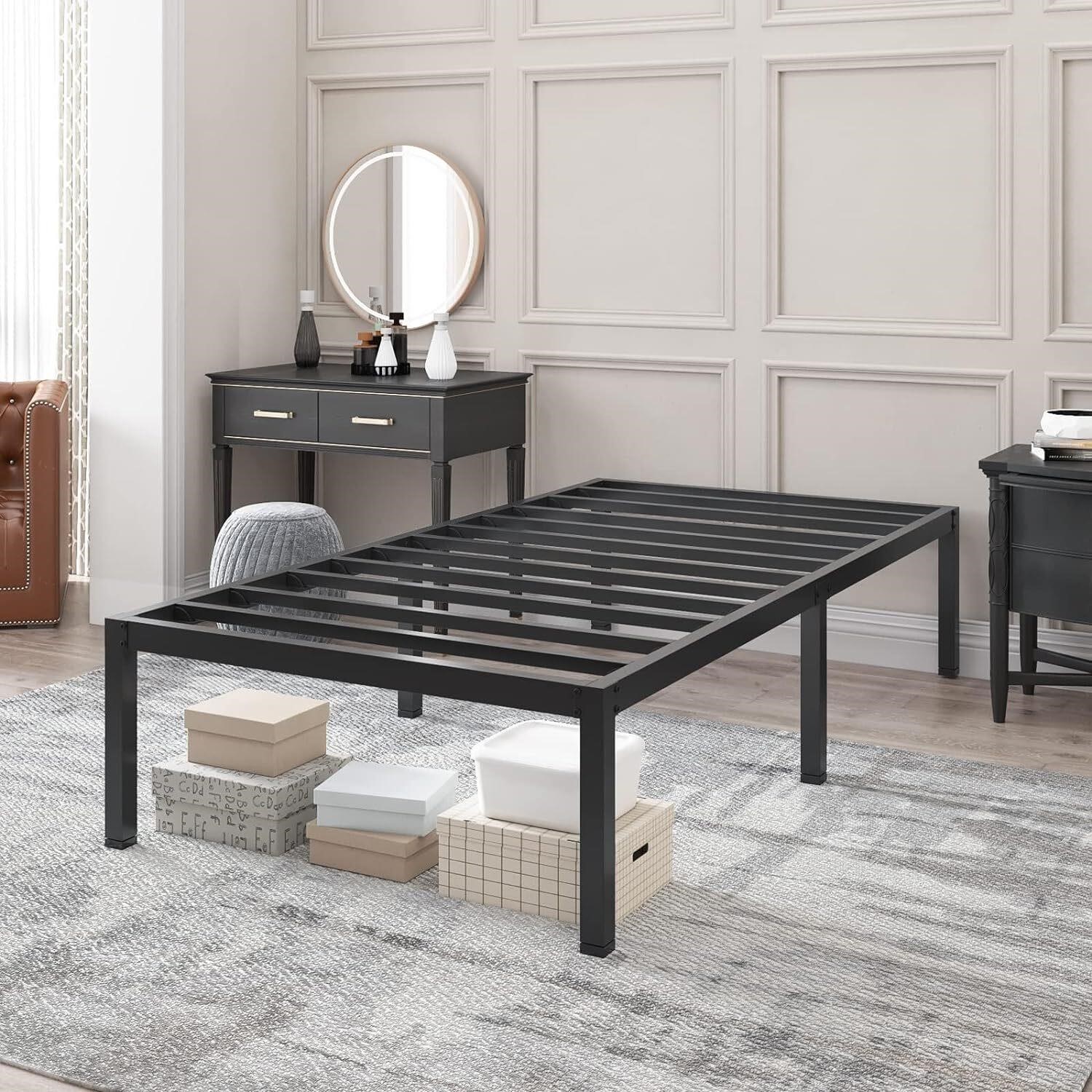 Bonkiss TwinXL Bed Frame  80x38x16  Black