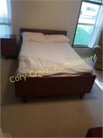 Full size Bed with Head and Foot Board mattress