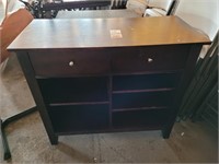 2 Drawer Wood Hutch, 42" W, 36" H, 19" Deep