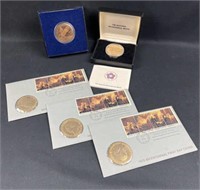 Bicentennial 1st Day Covers & Medals in Boxes