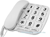 Big Button Phone for Wall or Desk with Speaker and