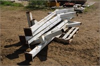 Assorted Steel T-Poles, 104"x 32"-48"