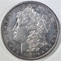 1891-S MORGAN DOLLAR AU