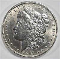 1897-O MORGAN DOLLAR CH BU