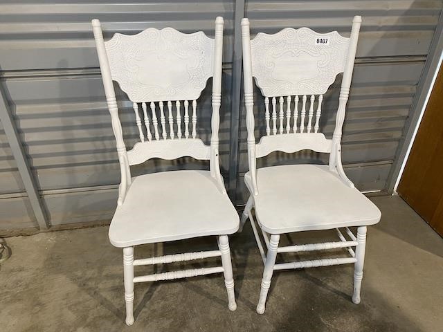 Double Press Back, Wood Chairs,