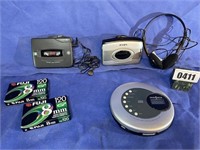 AM/FM Stereo Cassette Player, CD Player, GE
