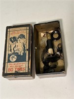 Vintage "The Key to Hidden Wonders" Microscope