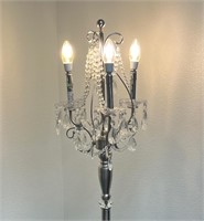 62" Chandelier Floor Lamp