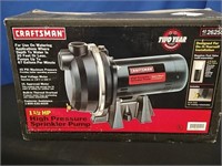 New in Box Craftsman Sprinkler Pump