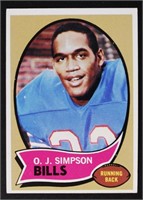 1970 Topps Football, O.J. Simpson #90 in Exc+