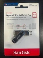 SanDisk iXpand Flash Drive, 64GB