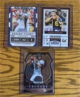 (3) Arron Rogers College Cards-Mint