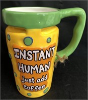 Coffee mug instant human just add coffee