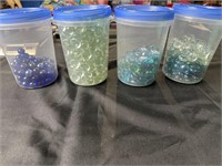 Containers of Glass Pebbles?