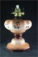 Oil Lamp with Roses