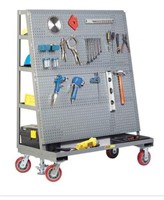 $1600Retail-Mobile Rolling Pegboard