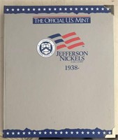 THE OFFICIAL U.S. MINT COIN BOOK-JEFFERSON NICKELS