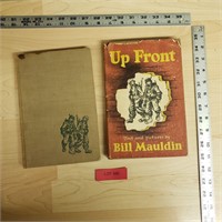 2 Copies of Up Front By Bill Mauldin,One is Signed