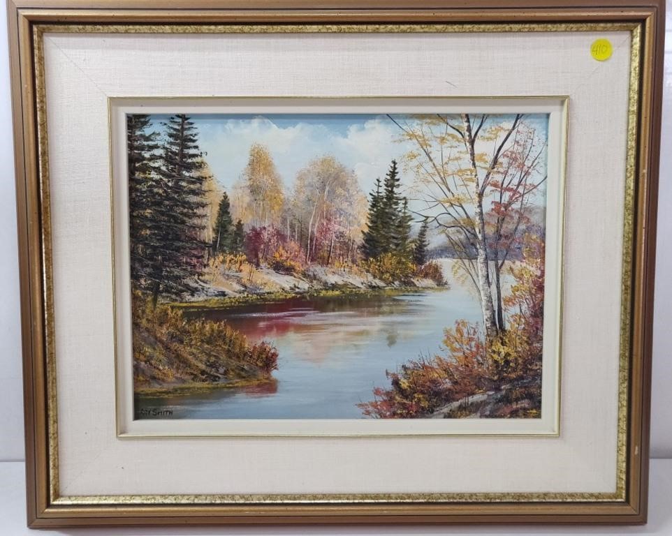 Beautiful Fall Ray Smith Oil On Canvas