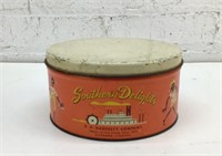 Southern delights black Americana Candy Tin