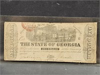 1863 State of Georgia $1 Note