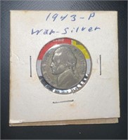 1943-P Nickle War Silver