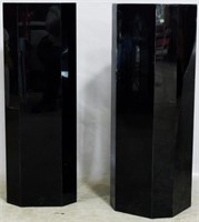 Pair Wildwood Beveled Acrylic Pedestals