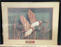 Two Geese Framed Wall Decor