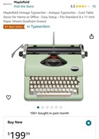 Typewriter (Open Box, New)
