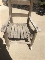 Small child’s rocking chair