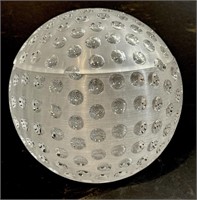 Midcentury Grainware Lucite Golf Ball Ice Bucket