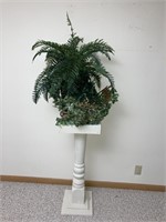 3 ft Wood Planter Pedestal/Greenery/Wall