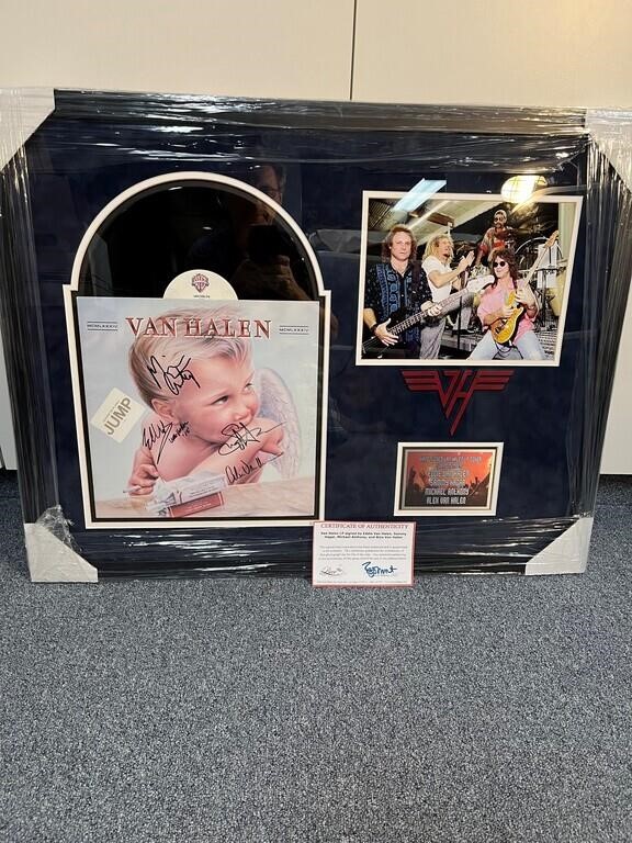 Framed Authentic Van Halen Album