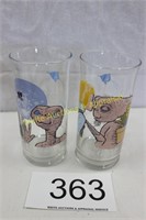 ET the Extra Terrestrial Collectors Glass (2) Diff