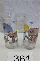 ET the Extra Terrestrial Collectors Glass (2) Diff
