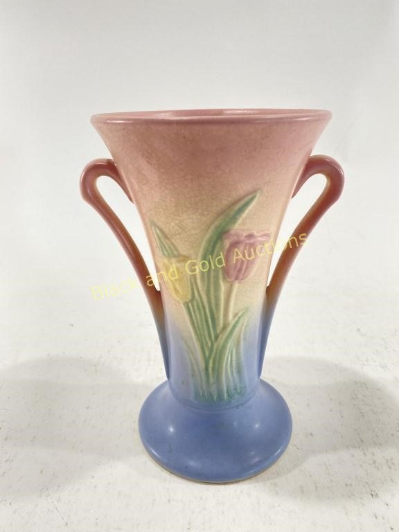 VTG Hull Handled Vase: Tulip Design