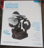 Sealed VR 5x Charge Port Rapid AC PS4  Stand