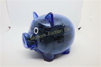 Piggy Bank w/ Approx. 970 Wheat Cents