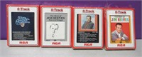 4 NOS Jim Reeves 8-Track Casettes