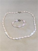 Costume Quartz Jewelry Necklace Set