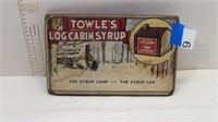 Towle's Log Cabin Syrup sign