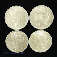 1922 Silver Peace Dollars (4)