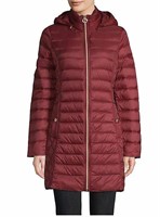 New Michael Michael Kors Petite Quilted Full-Zip