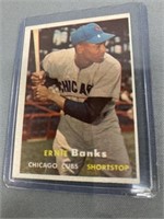 1957 Ernie Banks Card- Nice