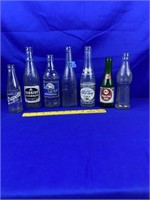 7pc vintage bottles