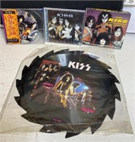 Kiss  music  CD ,s  /  decorative record