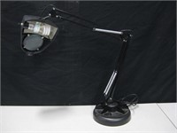 Adjustable Black Magnifying Lamp w/ Base